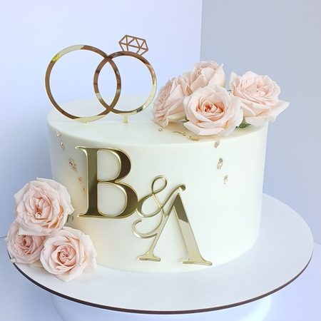 Свадебный с розами 450
